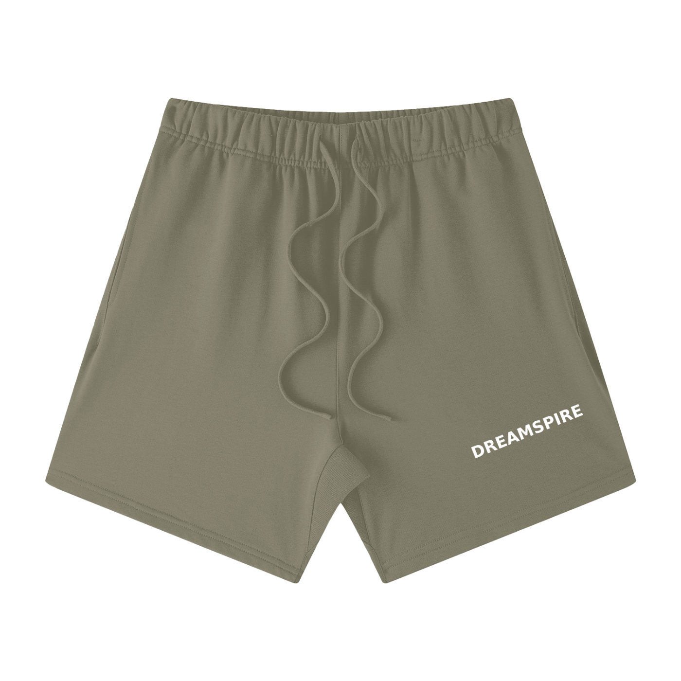 Dreamspire Classic Logo Unisex Earth Tone Loose Fit Cotton Shorts