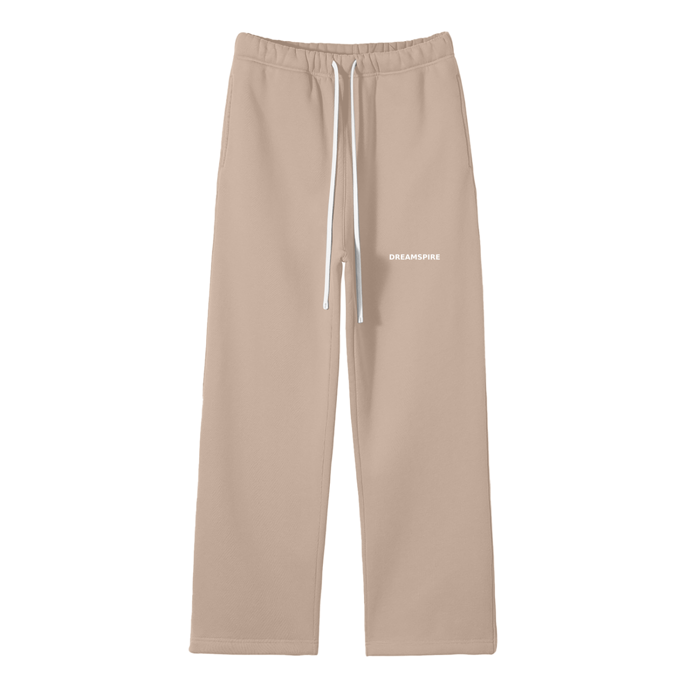 Dreamspire Classic Logo Unisex Solid Color Fleece Straight Leg Pants