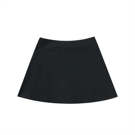 Dreamspire Baseball High-Waist Pocketed A-Line Skirt