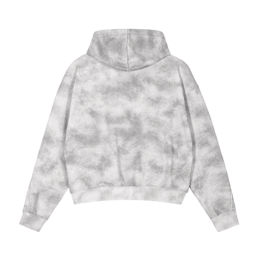 Dreamspire Basic logo Dirty Washed Zip-Up Fleece Hoodie