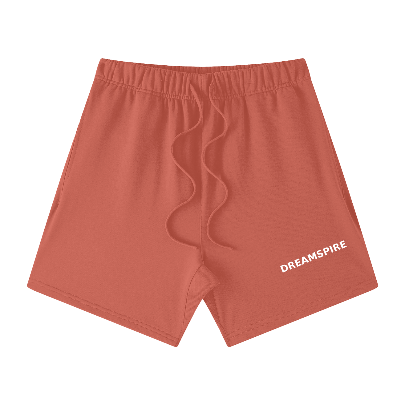 Dreamspire Classic Logo Unisex Earth Tone Loose Fit Cotton Shorts