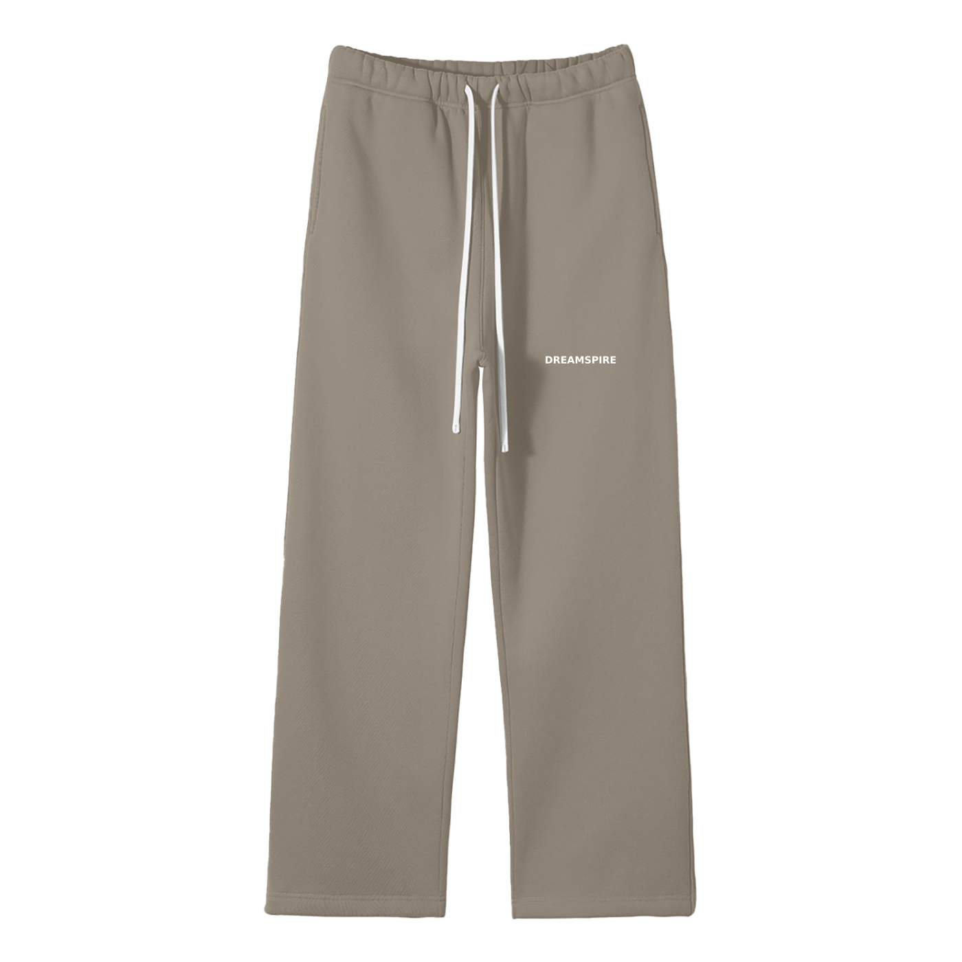 Dreamspire Classic Logo Unisex Solid Color Fleece Straight Leg Pants