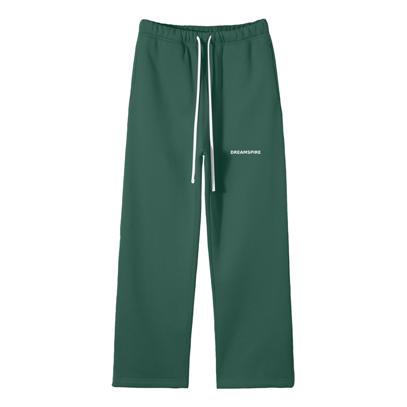 Dreamspire Classic Logo Unisex Solid Color Fleece Straight Leg Pants