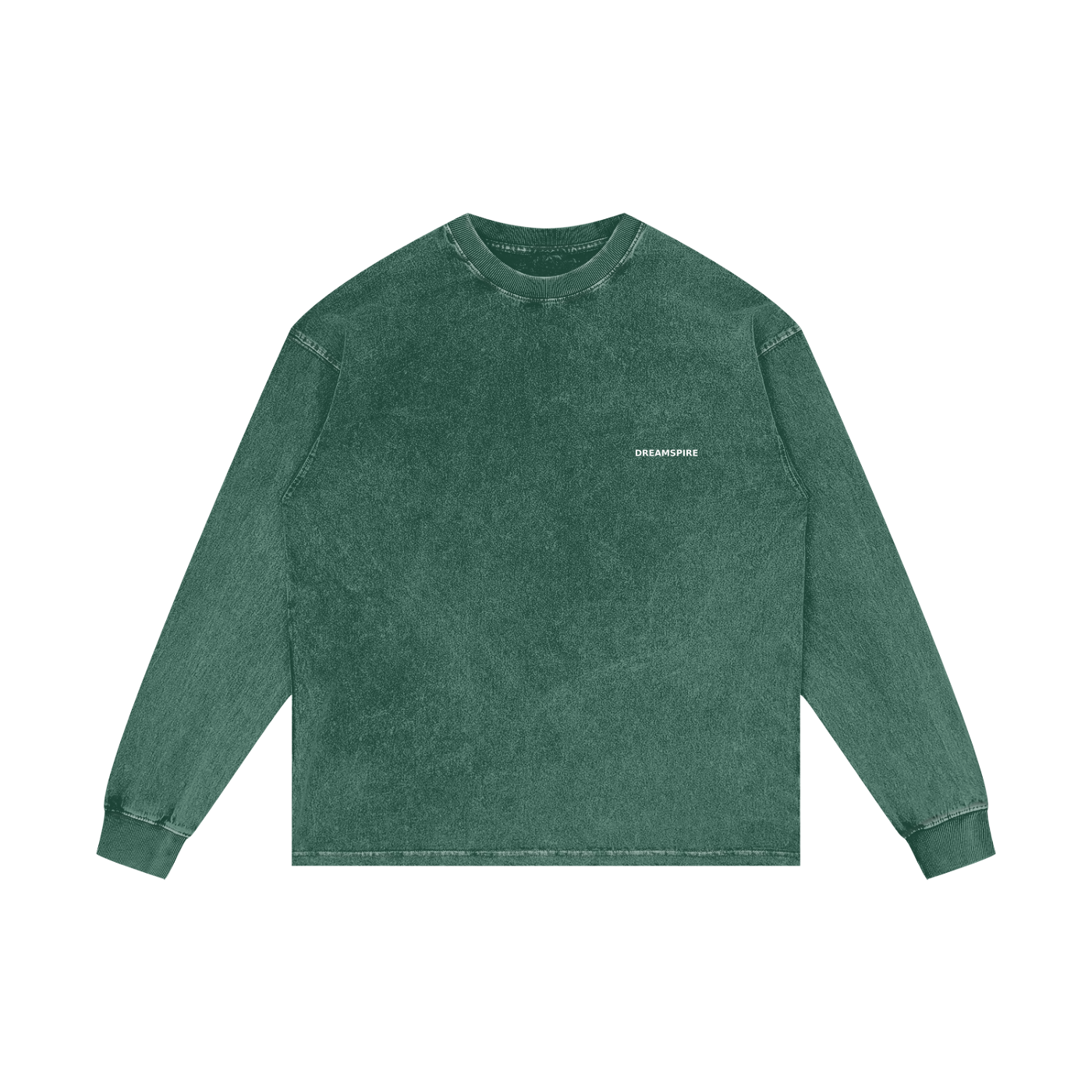 Dreamspire Classic logo Acid Wash Oversize Long Sleeve T-Shirt