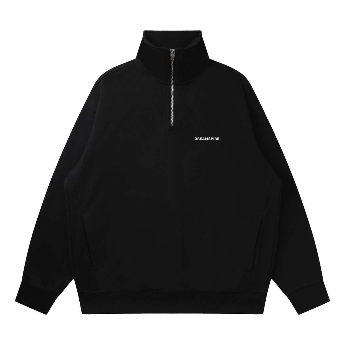 Dreamspire Classic logo Quarter-Zip Drop Shoulder Sweatshirt