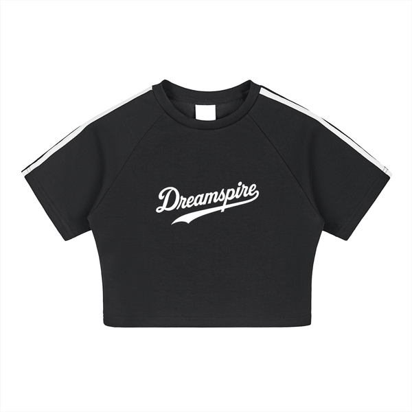 Dreamspire Baseball Taped Cooling Performance Crop Top