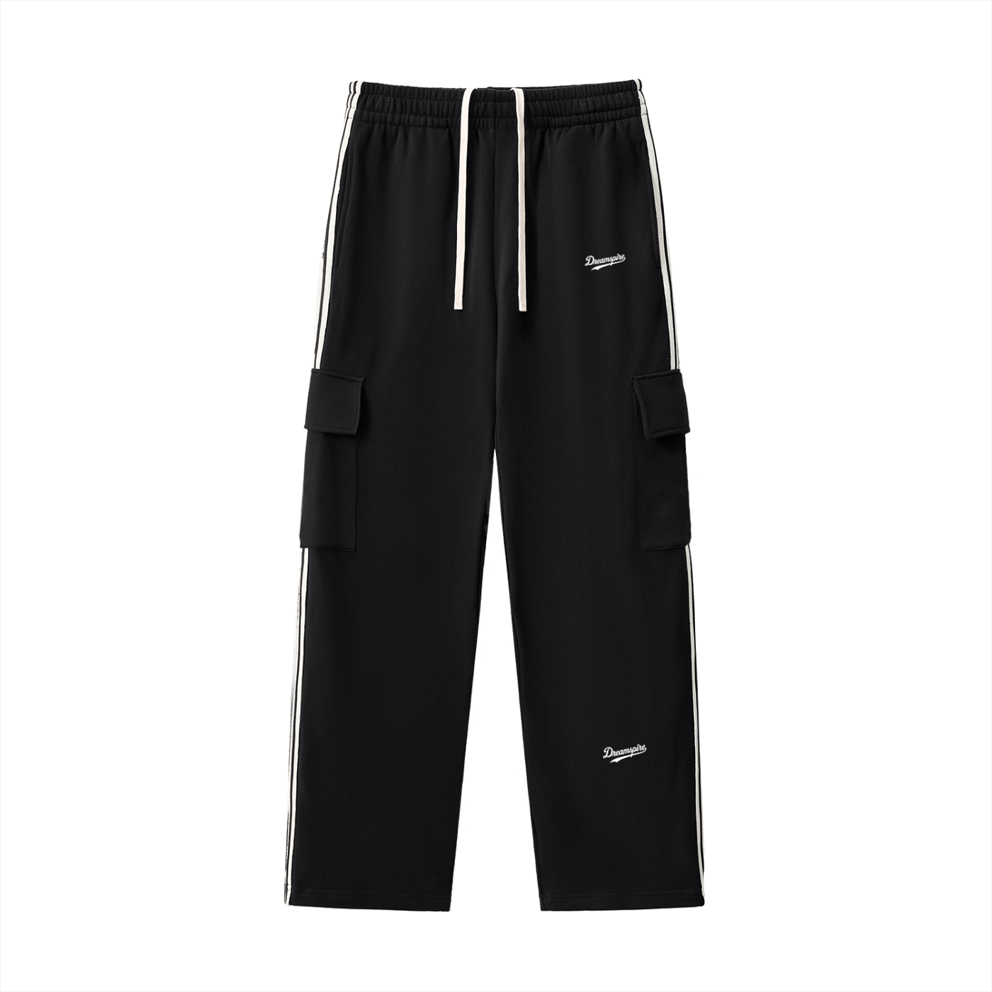 Dreamspire Baseball Side Stripe Straight-Leg Pants