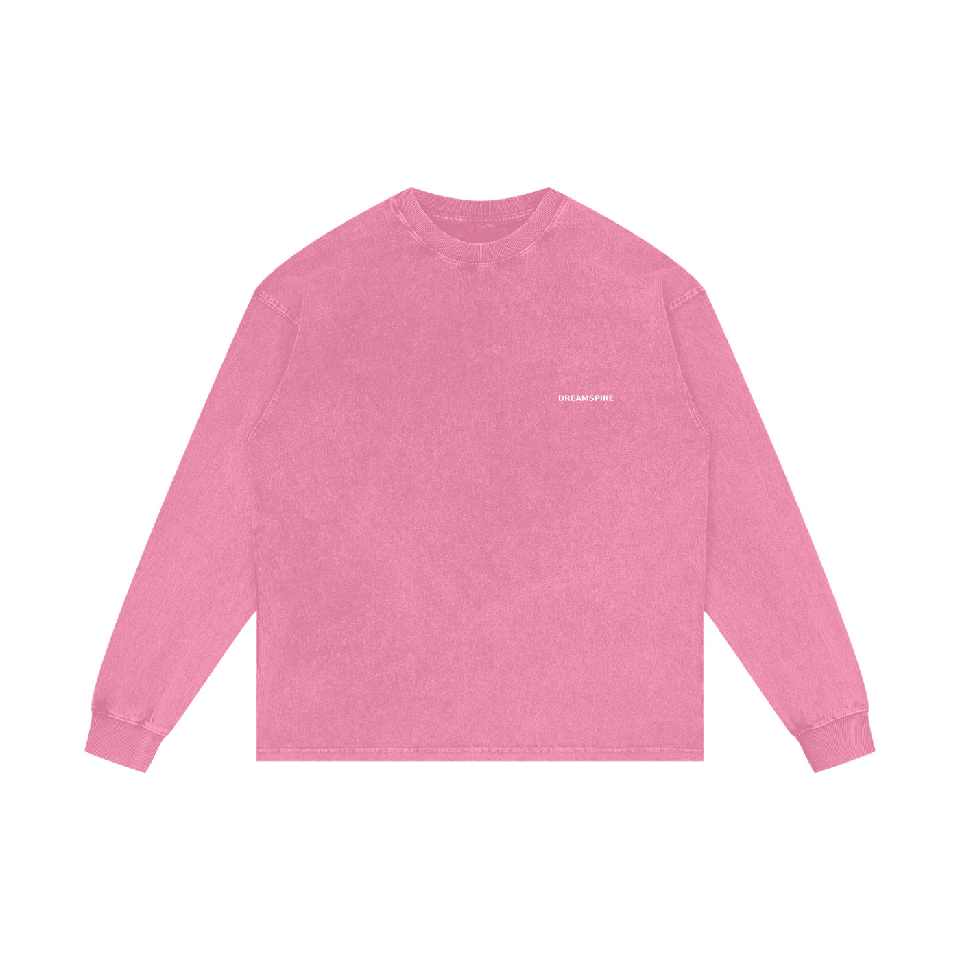 Dreamspire Classic logo Acid Wash Oversize Long Sleeve T-Shirt