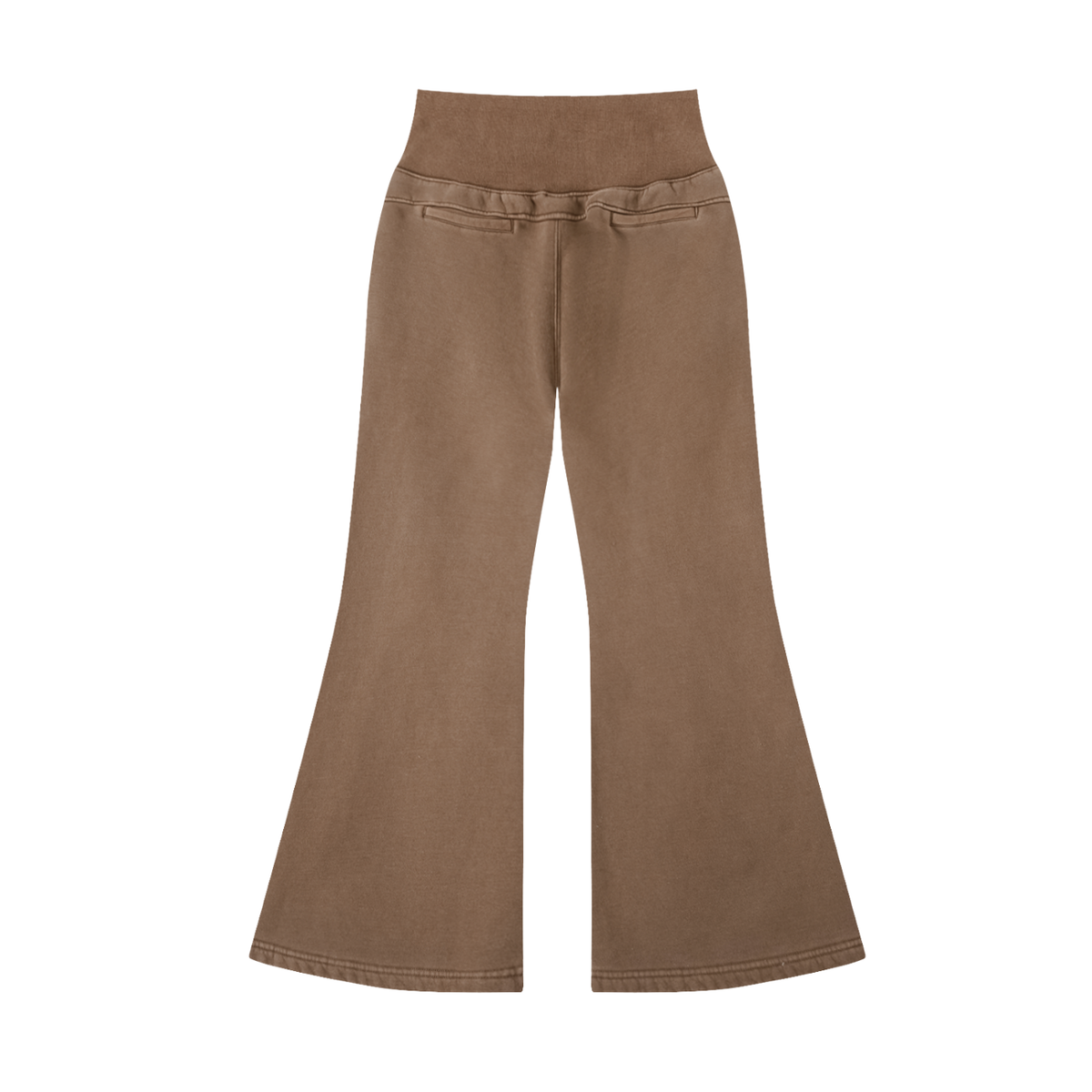 Dreamspire Baseball Female Vintage Washed Flared Fleece Pants