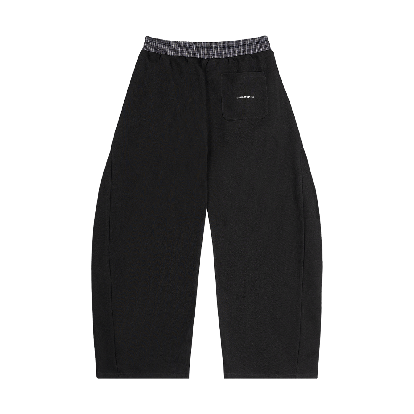 Dreamspire Classic logo Plaid Waistband Barrel Sweatpants