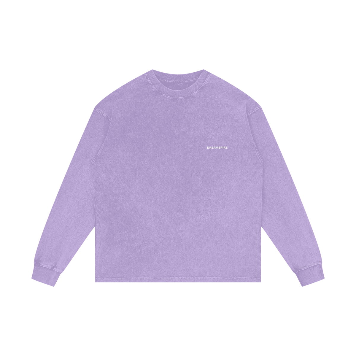 Dreamspire Classic logo Acid Wash Oversize Long Sleeve T-Shirt
