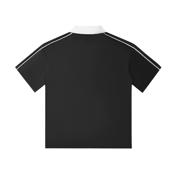 Dreamspire Classic logo Contrast Collar Short-Sleeve Polo Shirt