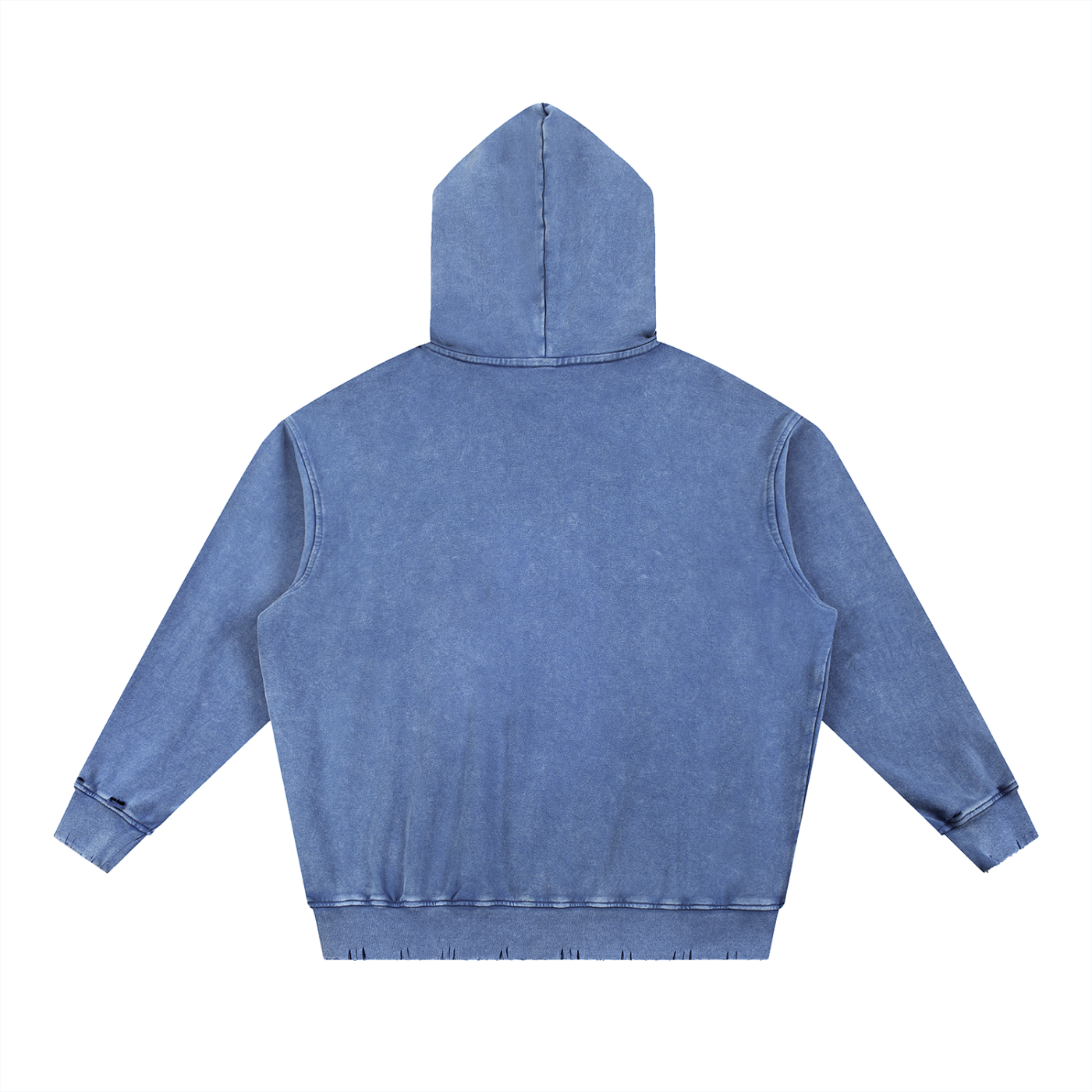 Dreamspire Baseball logo Snow Wash Hand-Frayed Heavyweight  Hoodie
