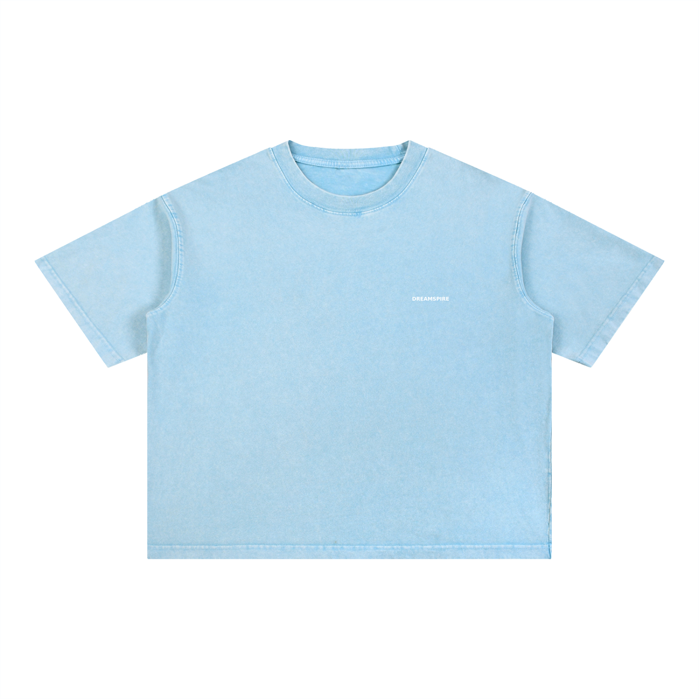 Dreamspire Classic logo Mineral Wash Boxy Cotton T-Shirt