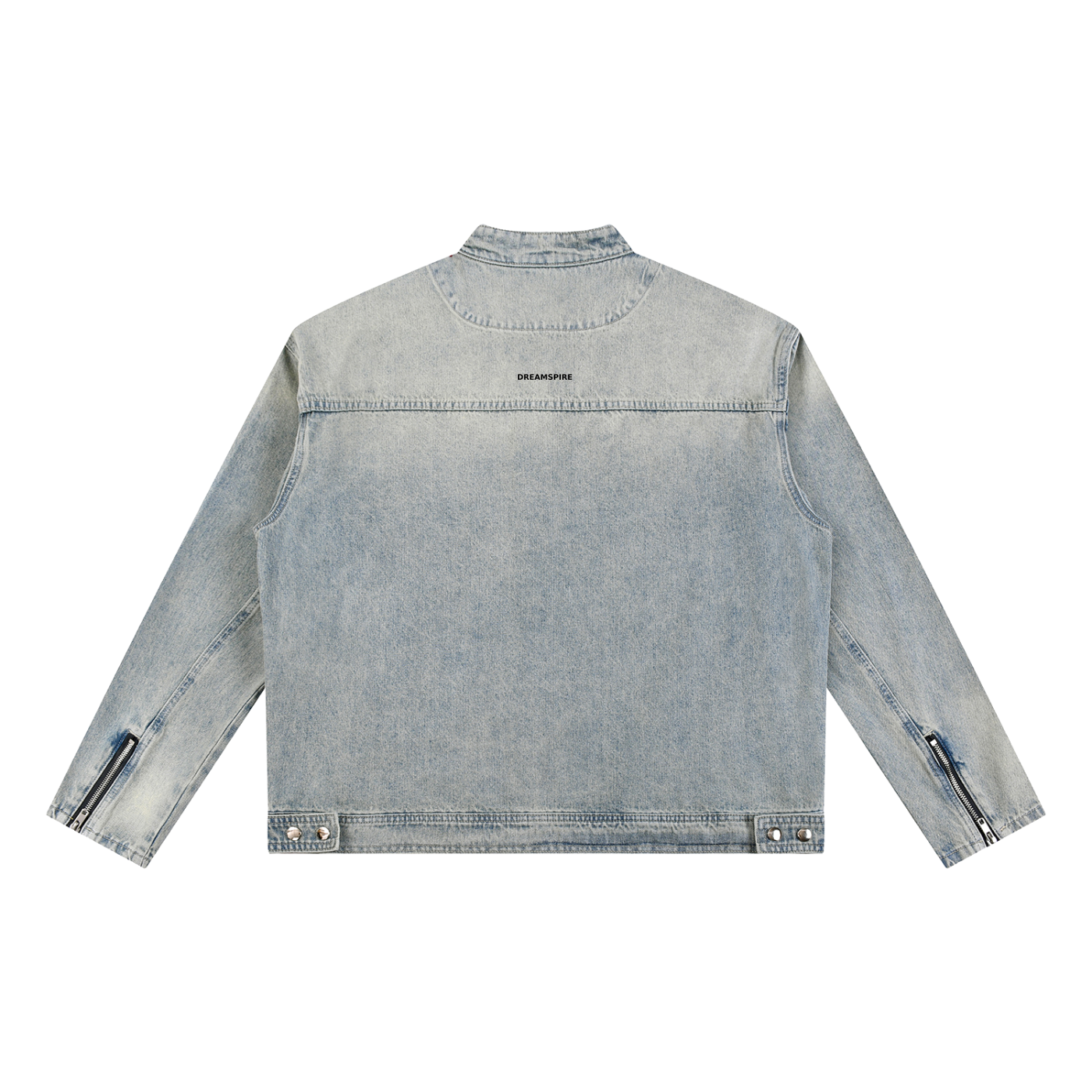 Dreamspire Classic logo Vintage Wash Zip Denim Jacket