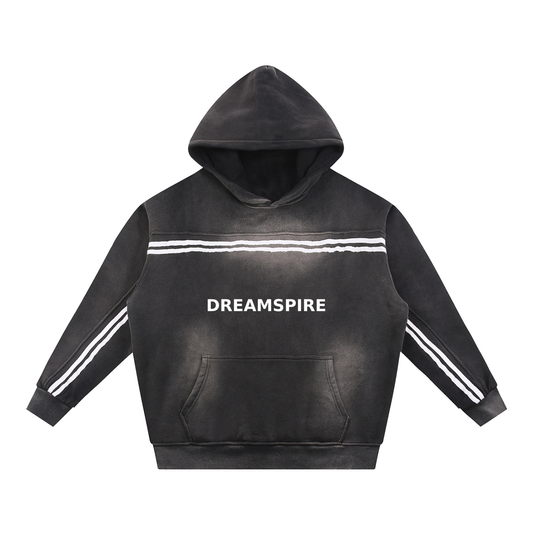 Dreamspire Classic logo Sun Fade Contrast Tape Fleece Hoodie