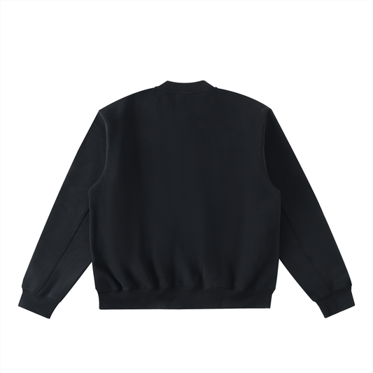 Dreamspire Classic Logo Essential Zip-Up Fleeced Varsity Jacket