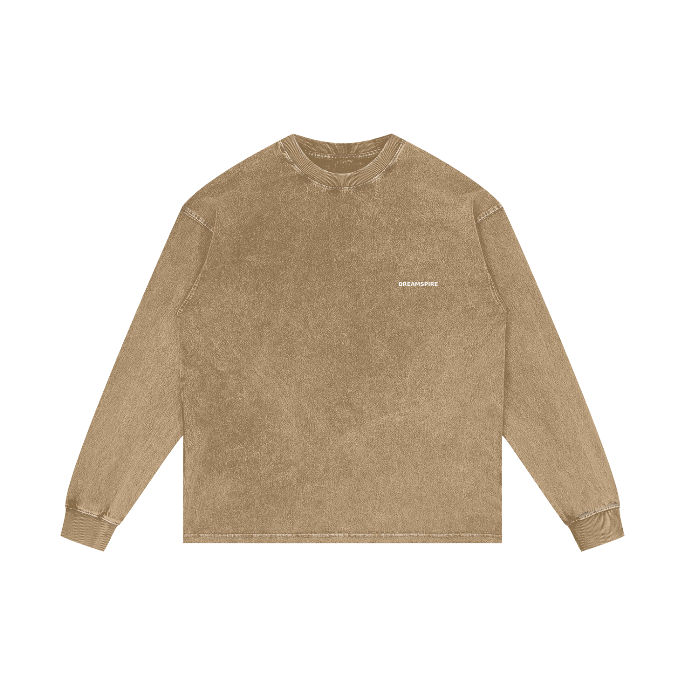 Dreamspire Classic logo Acid Wash Oversize Long Sleeve T-Shirt