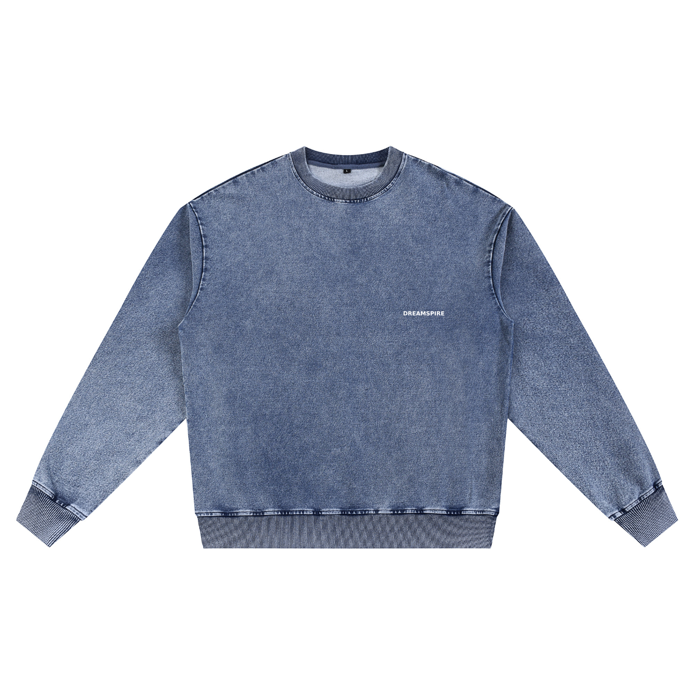 Dreamspire Classic logo Snow Wash Oversized Crewneck Sweatshirt