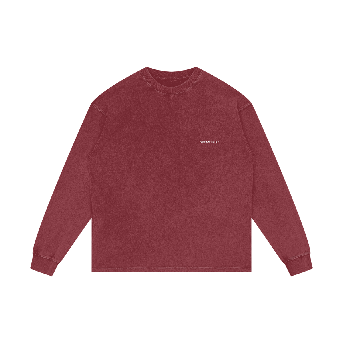 Dreamspire Classic logo Acid Wash Oversize Long Sleeve T-Shirt