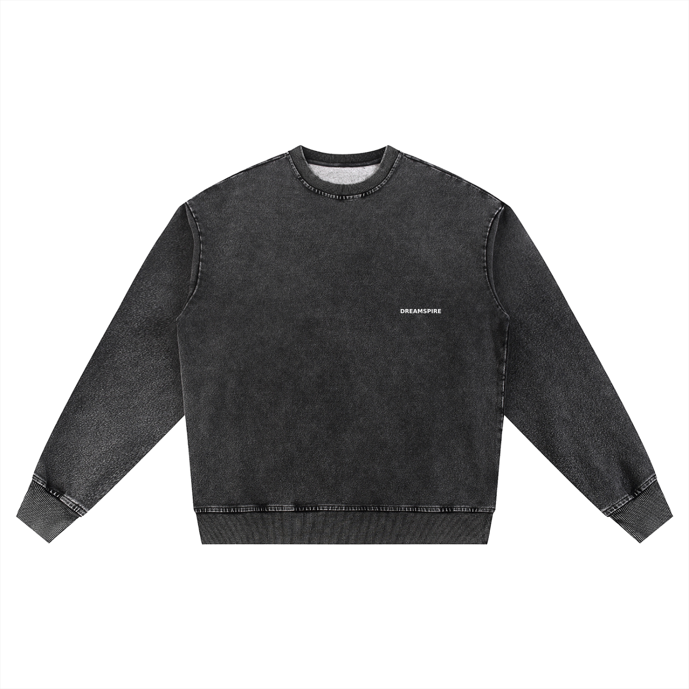 Dreamspire Classic logo Snow Wash Oversized Crewneck Sweatshirt