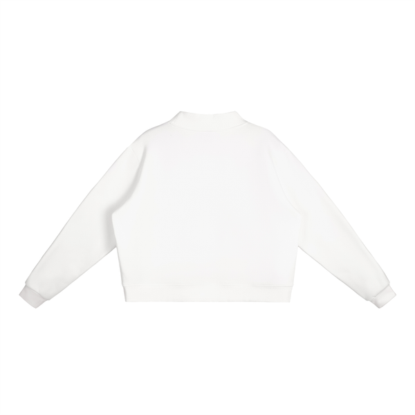 Dreamspire Classic logo Essential Fleece Mock-Neck Crew Sweatshirt