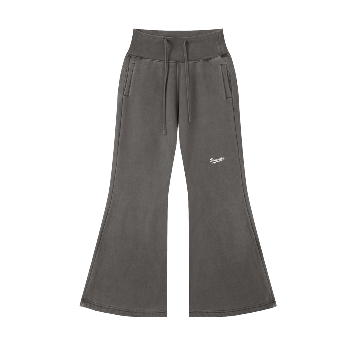 Dreamspire Baseball Female Vintage Washed Flared Fleece Pants