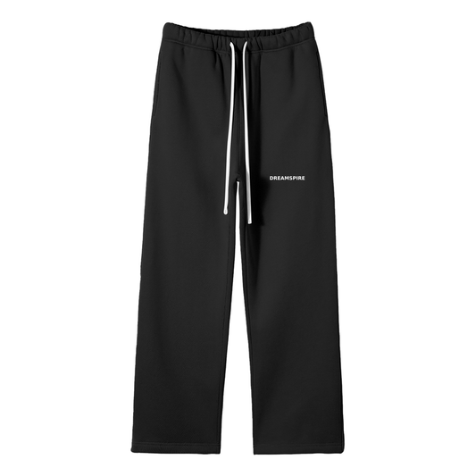 Dreamspire Classic Logo Unisex Solid Color Fleece Straight Leg Pants