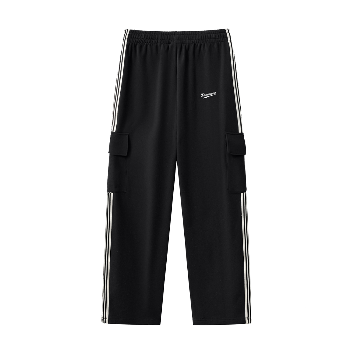 Dreamspire Baseball Side Stripe Straight-Leg Pants