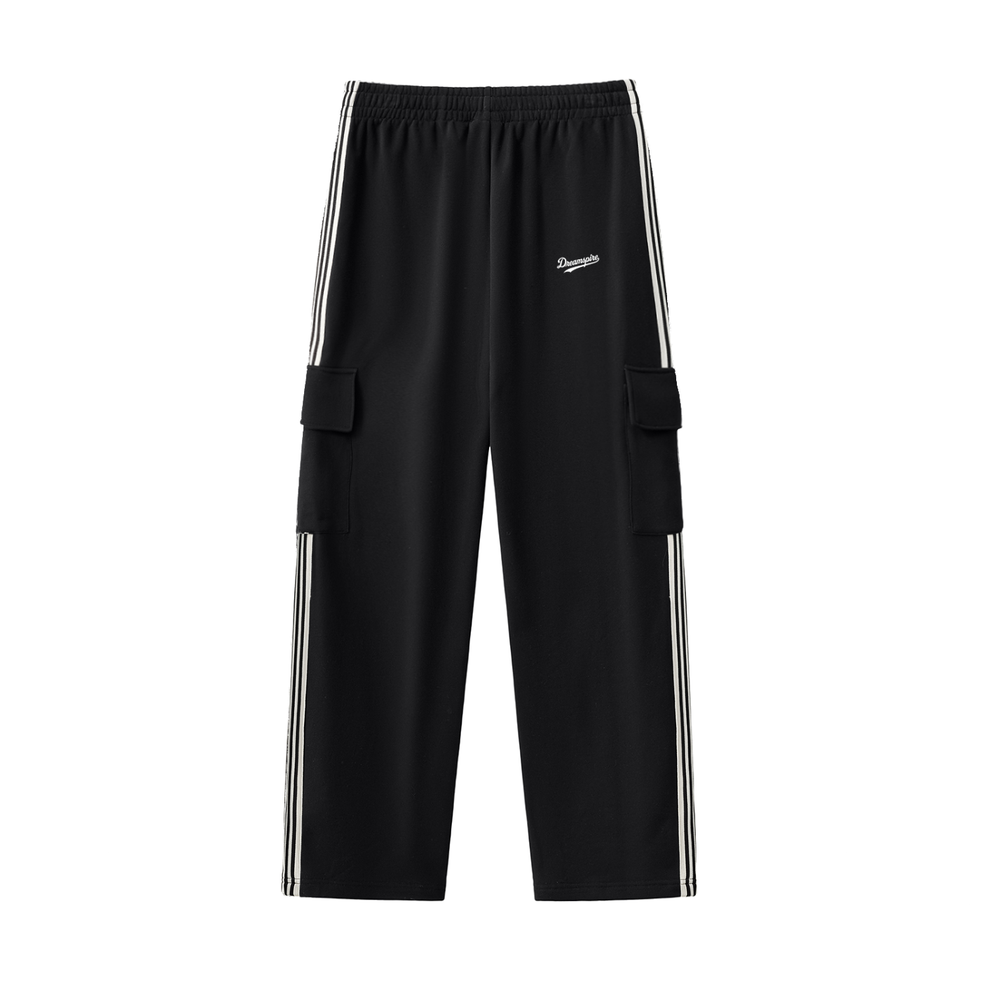 Dreamspire Baseball Side Stripe Straight-Leg Pants