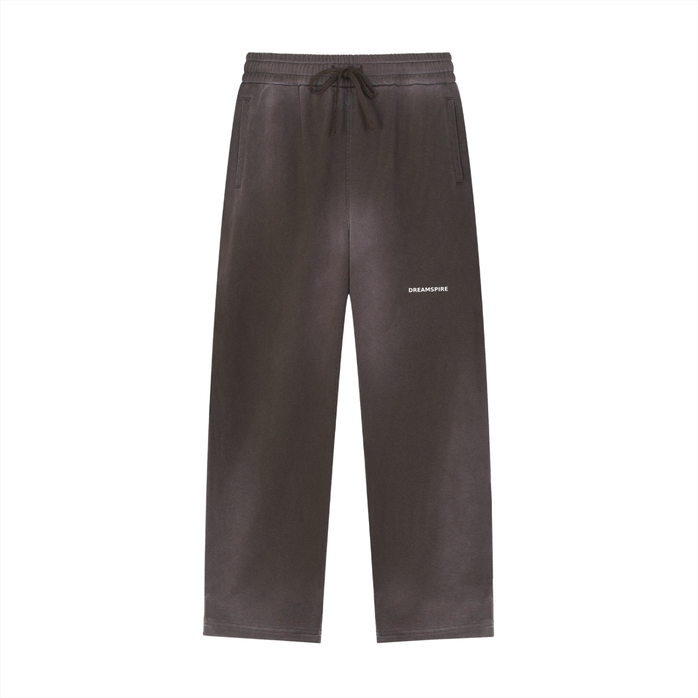 Dreamspire Classic logo Sun Fade Raw Edge Straight-Leg Sweatpants