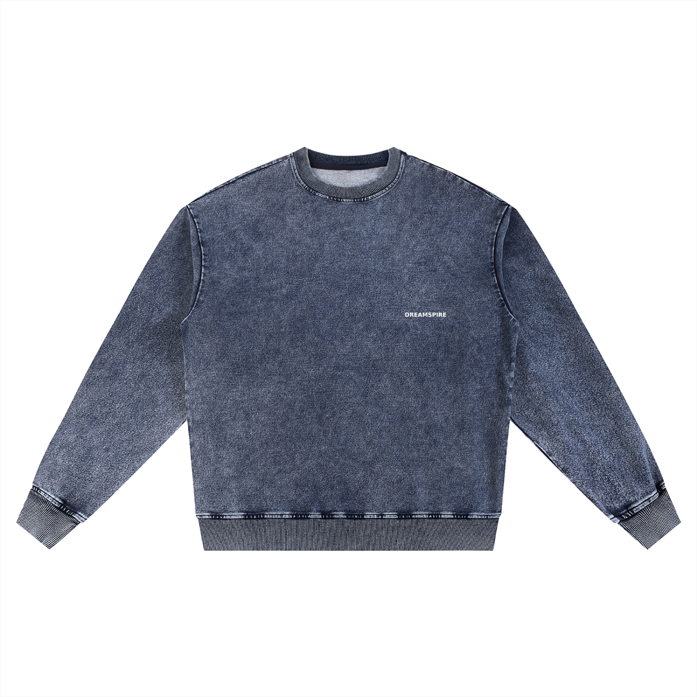 Dreamspire Classic logo Snow Wash Oversized Crewneck Sweatshirt