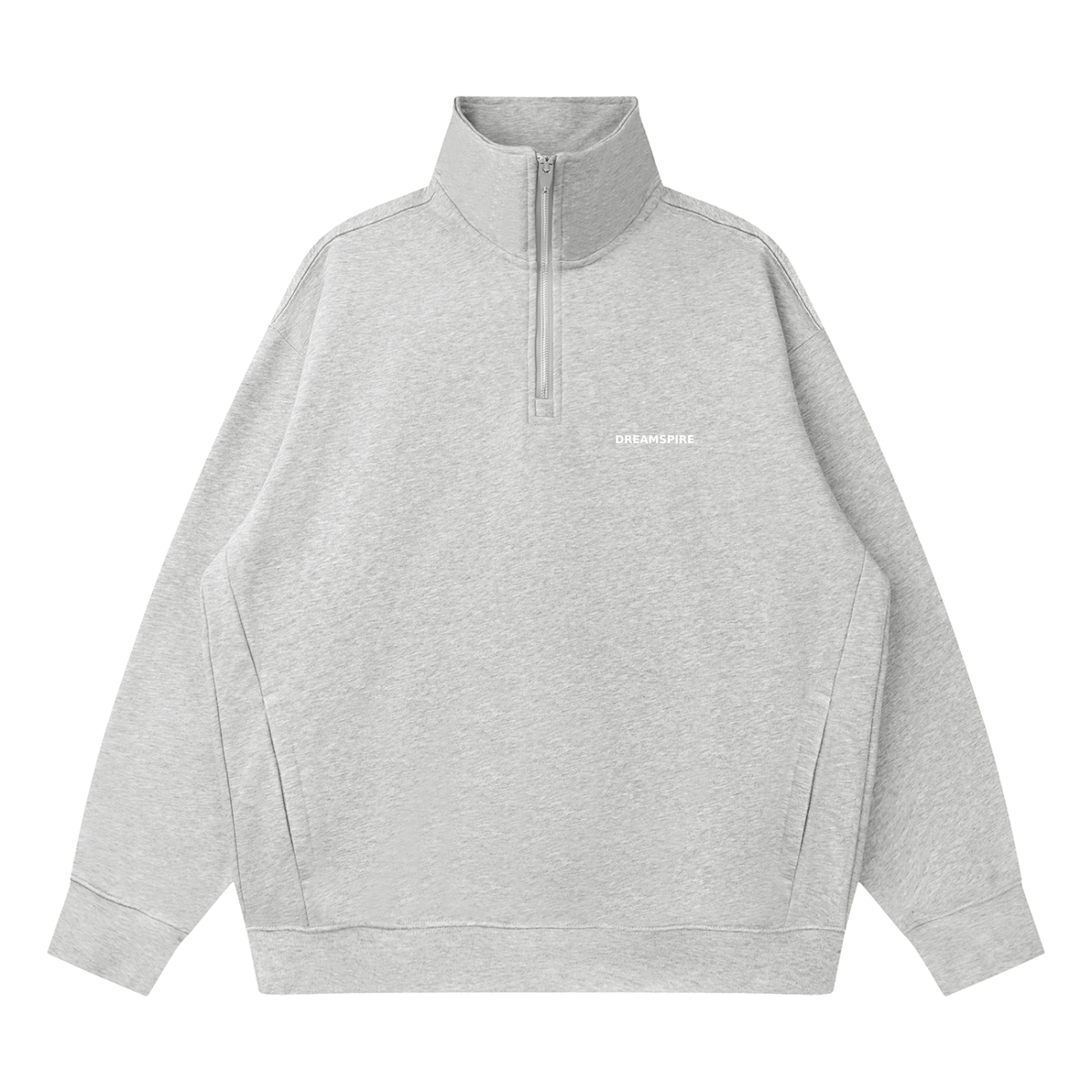 Dreamspire Classic logo Quarter-Zip Drop Shoulder Sweatshirt