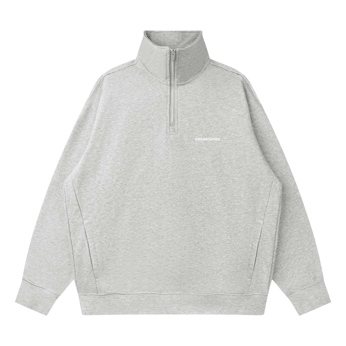 Dreamspire Classic logo Quarter-Zip Drop Shoulder Sweatshirt