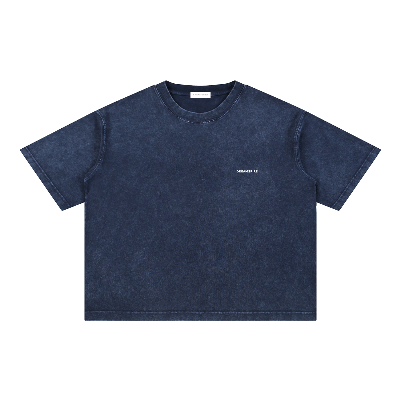 Dreamspire Classic logo Mineral Wash Boxy Cotton T-Shirt