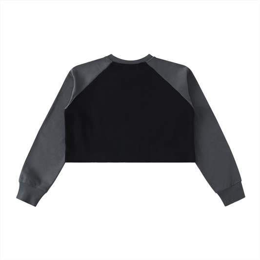 Dreamspire Block Raglan Crop Sweatshirt