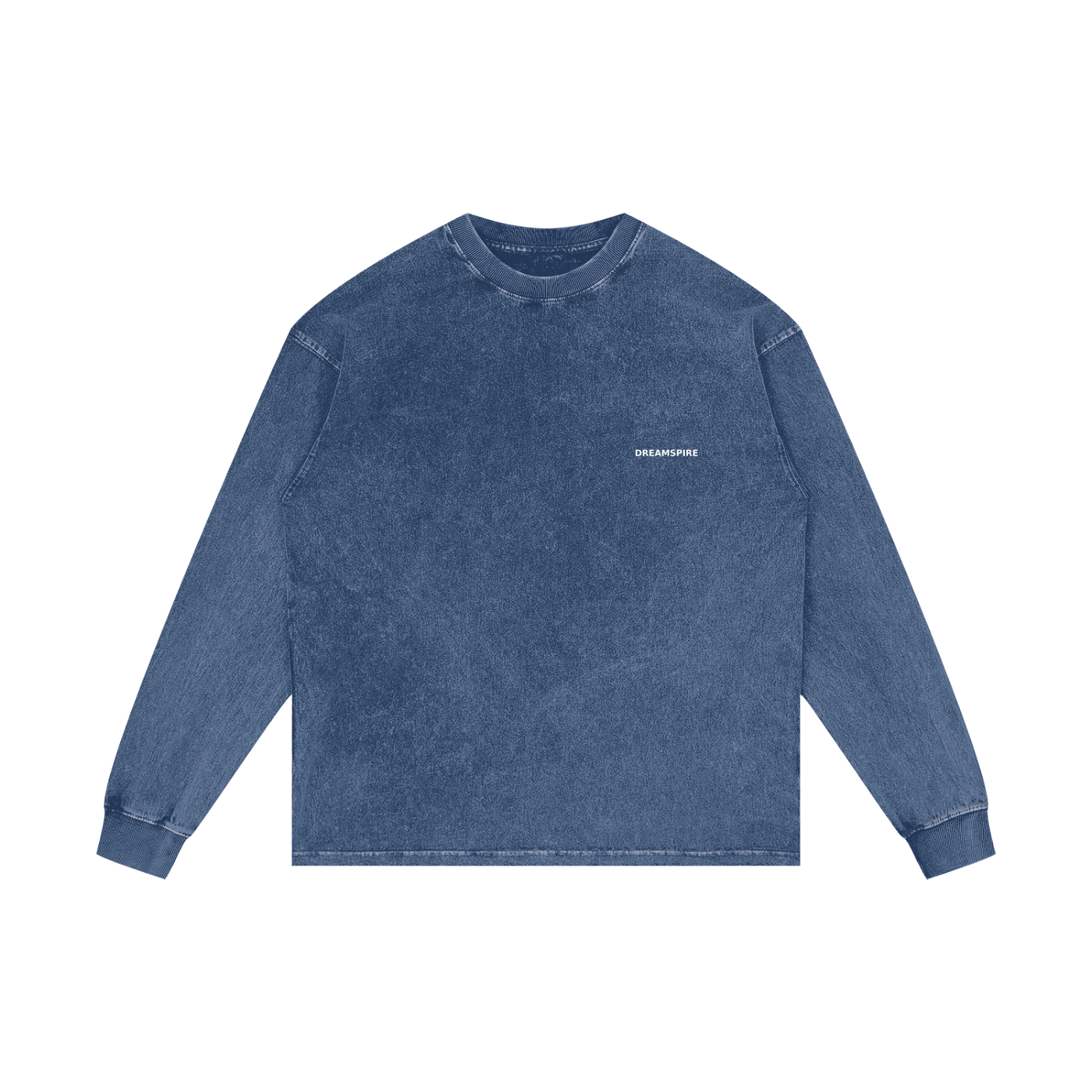 Dreamspire Classic logo Acid Wash Oversize Long Sleeve T-Shirt
