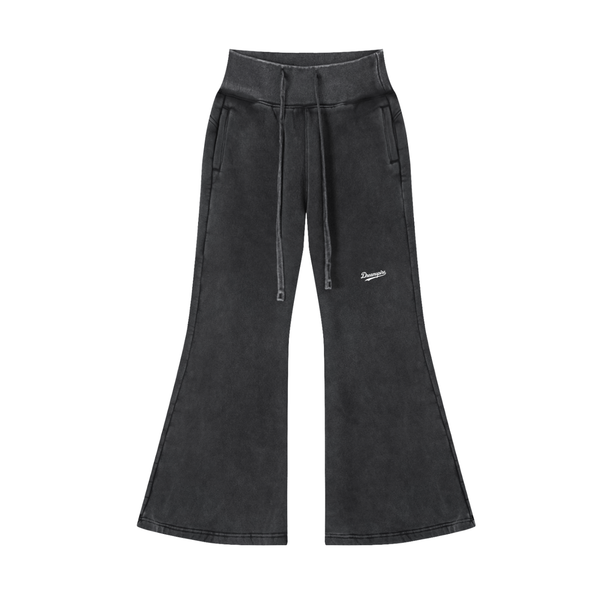 Dreamspire Baseball Female Vintage Washed Flared Fleece Pants