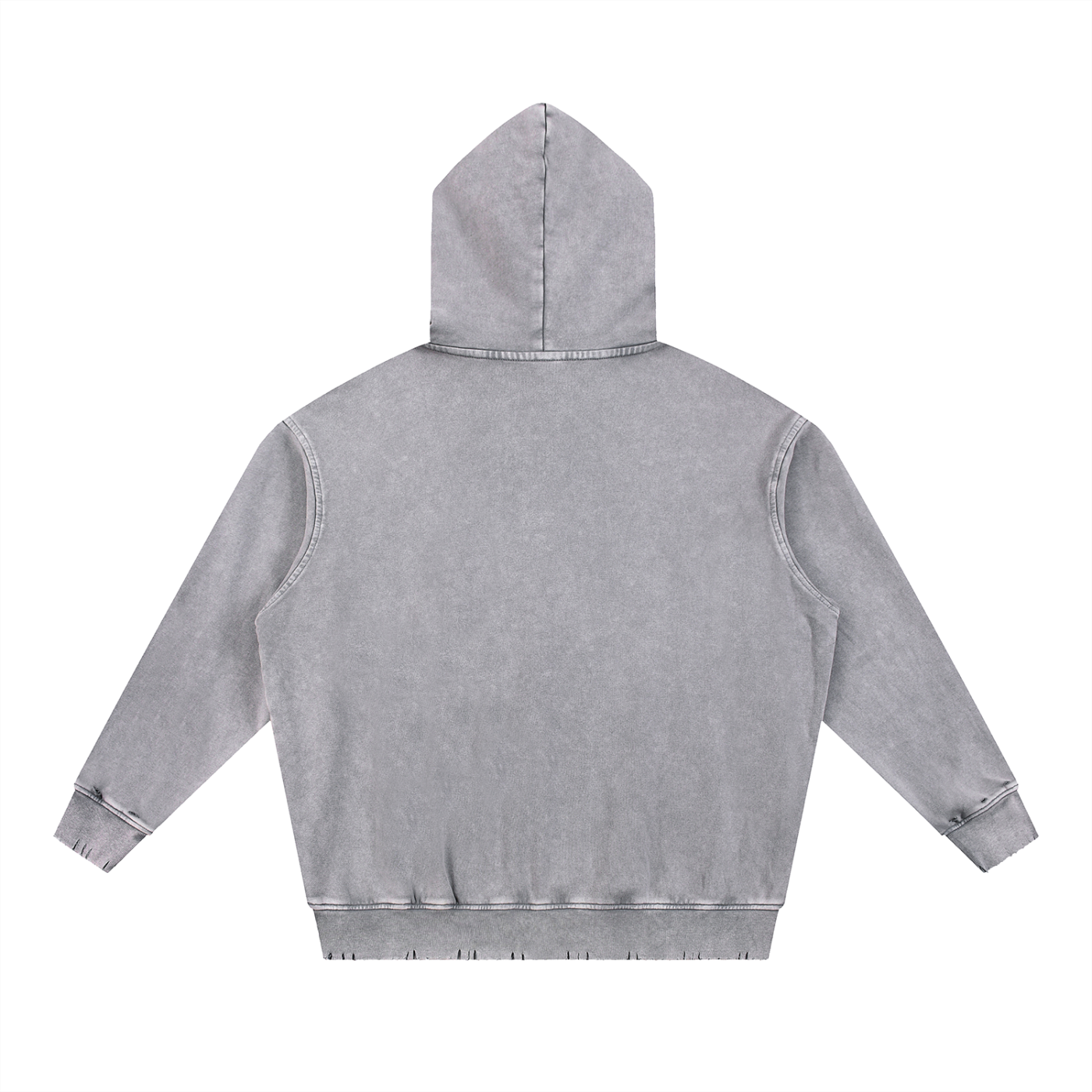 Dreamspire Baseball logo Snow Wash Hand-Frayed Heavyweight  Hoodie