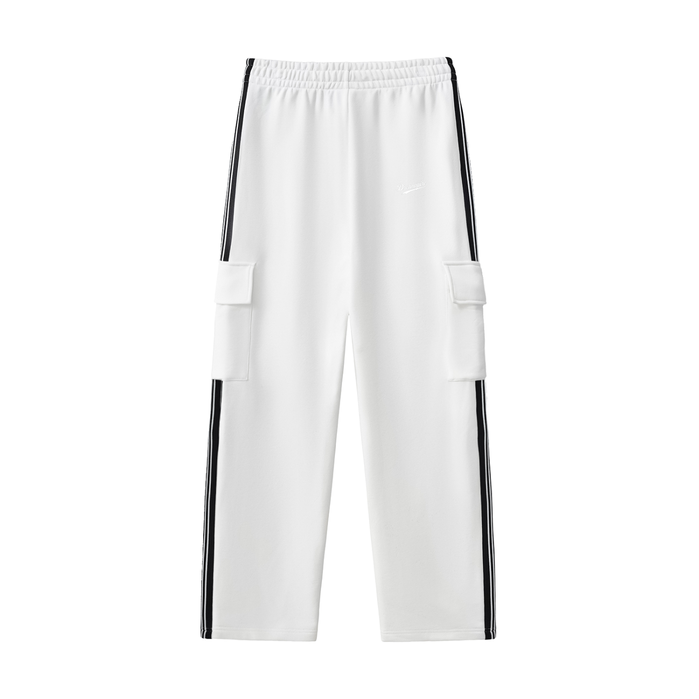 Dreamspire Baseball Side Stripe Straight-Leg Pants