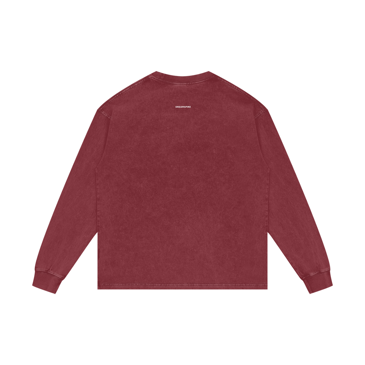 Dreamspire Classic logo Acid Wash Oversize Long Sleeve T-Shirt