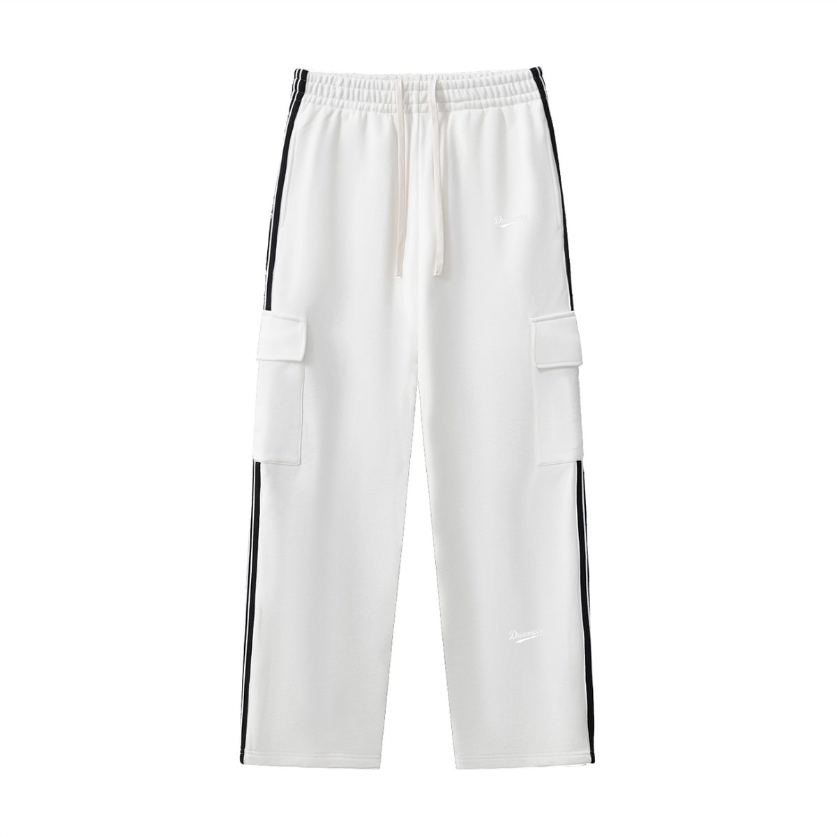 Dreamspire Baseball Side Stripe Straight-Leg Pants