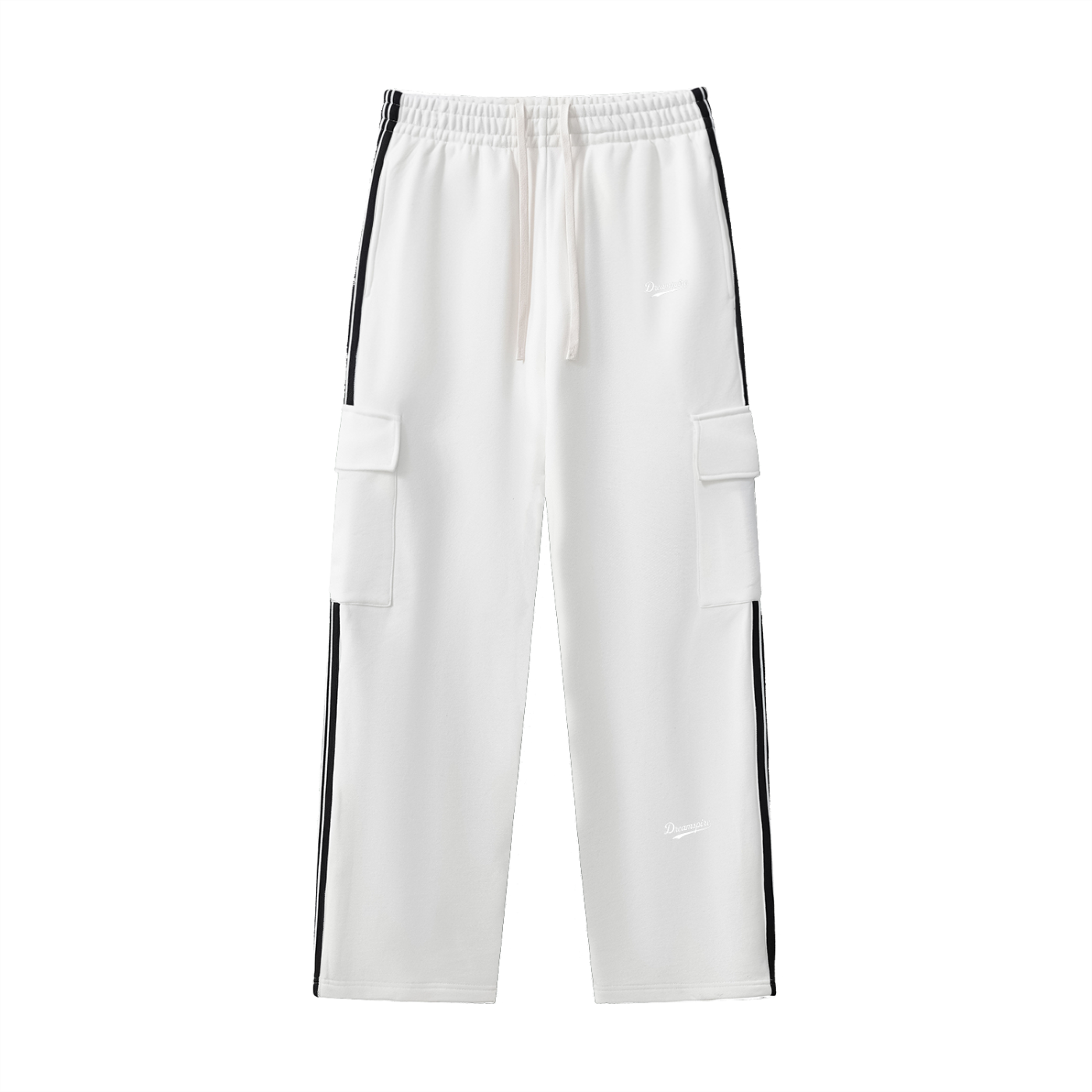 Dreamspire Baseball Side Stripe Straight-Leg Pants