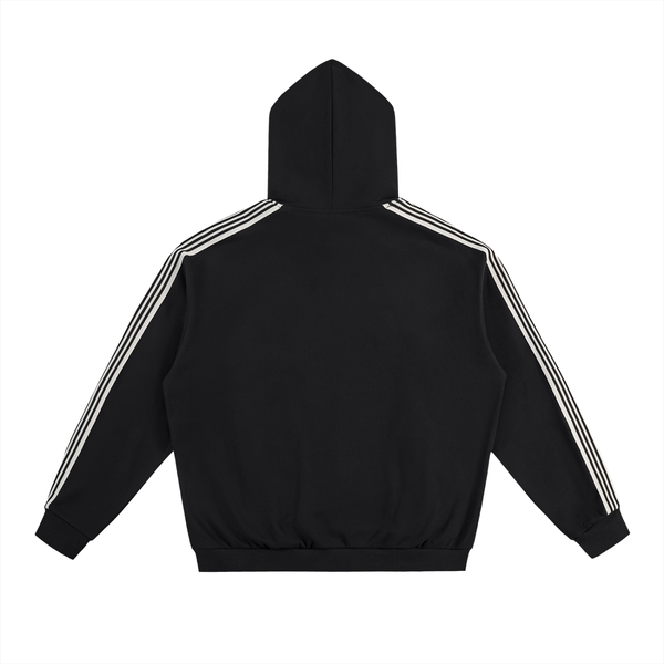 Dreamspire Baseball Side Stripe Drop-Shoulder Hoodie