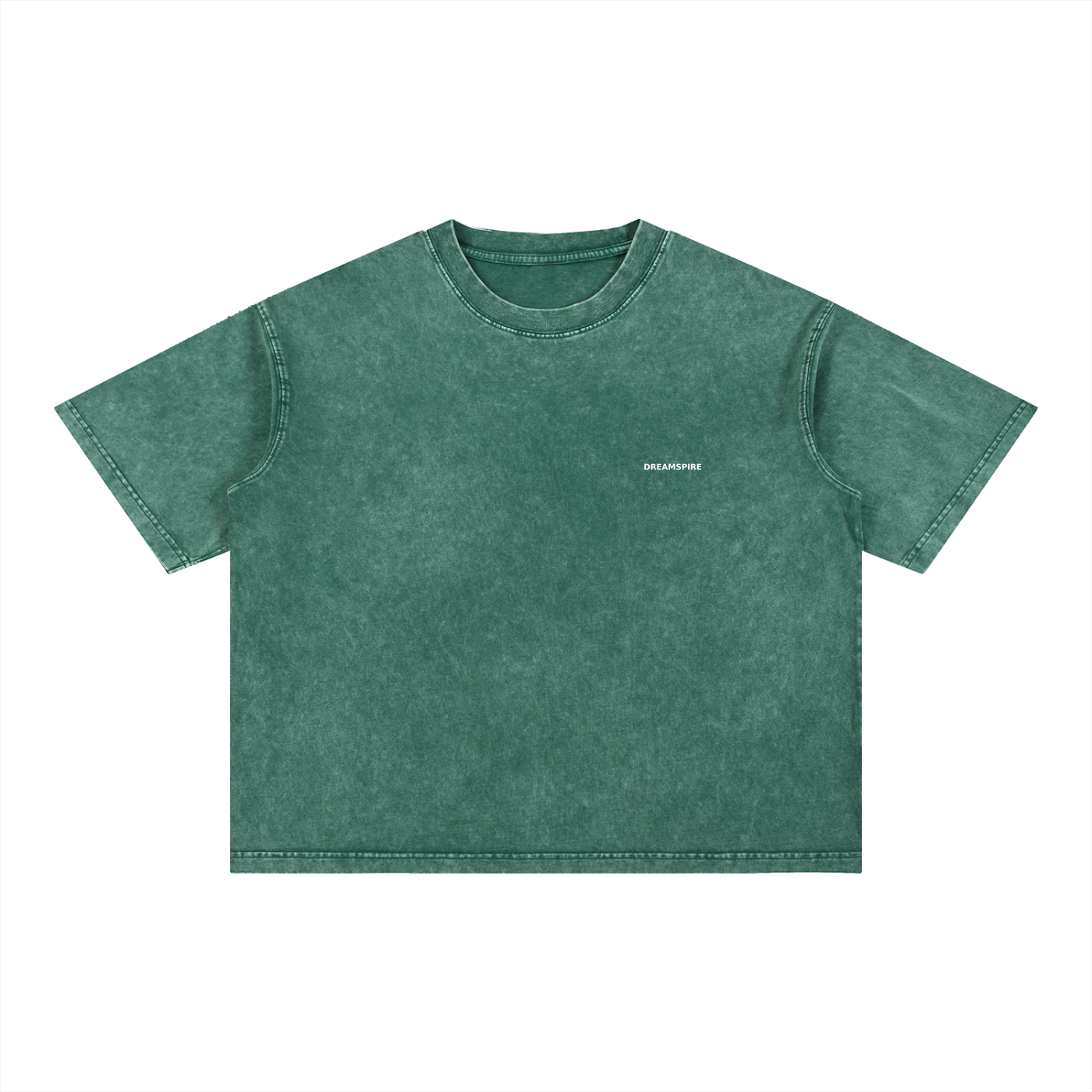 Dreamspire Classic logo Mineral Wash Boxy Cotton T-Shirt
