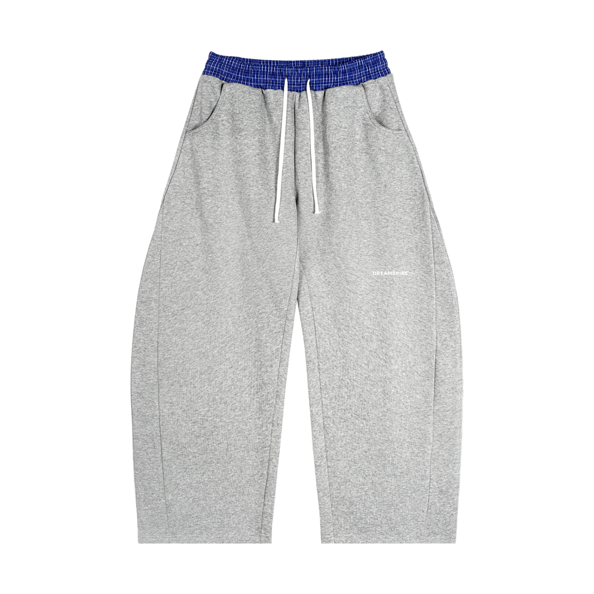 Dreamspire Classic logo Plaid Waistband Barrel Sweatpants