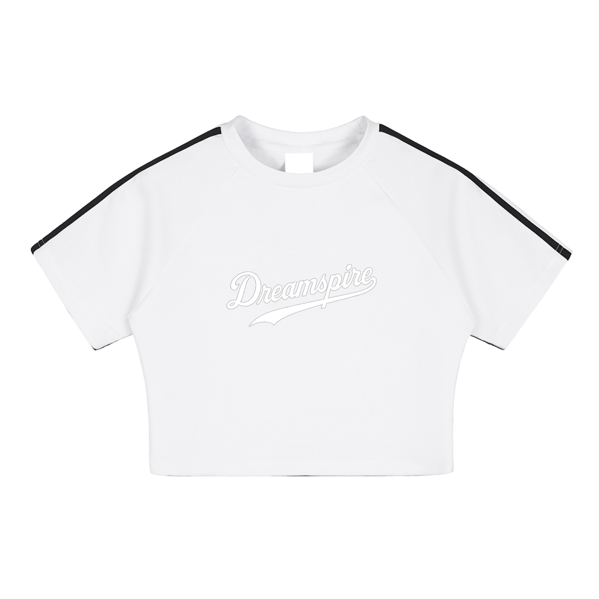 Dreamspire Baseball Taped Cooling Performance Crop Top