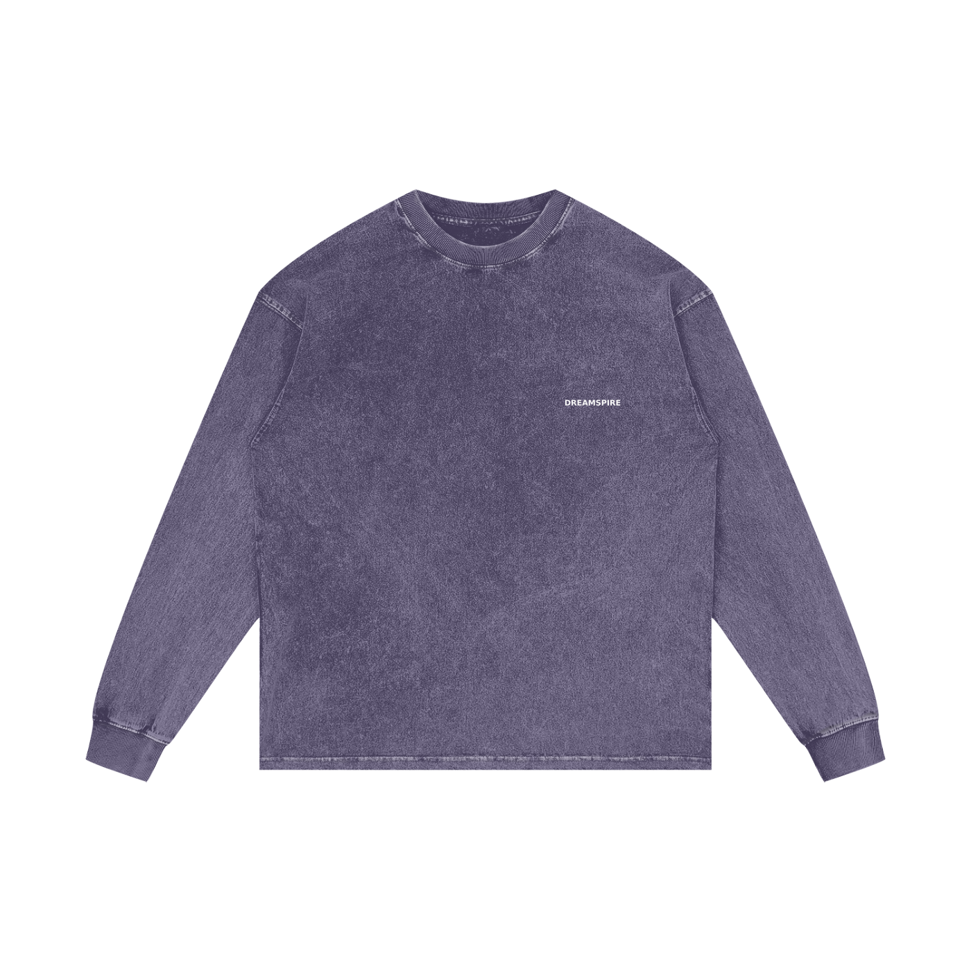 Dreamspire Classic logo Acid Wash Oversize Long Sleeve T-Shirt