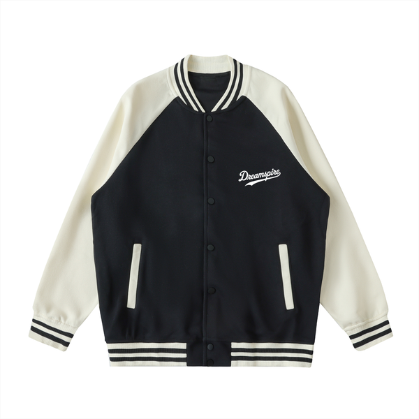 Dreamspire Baseball Two Tone Raglan Sleeve Varsity Jacket
