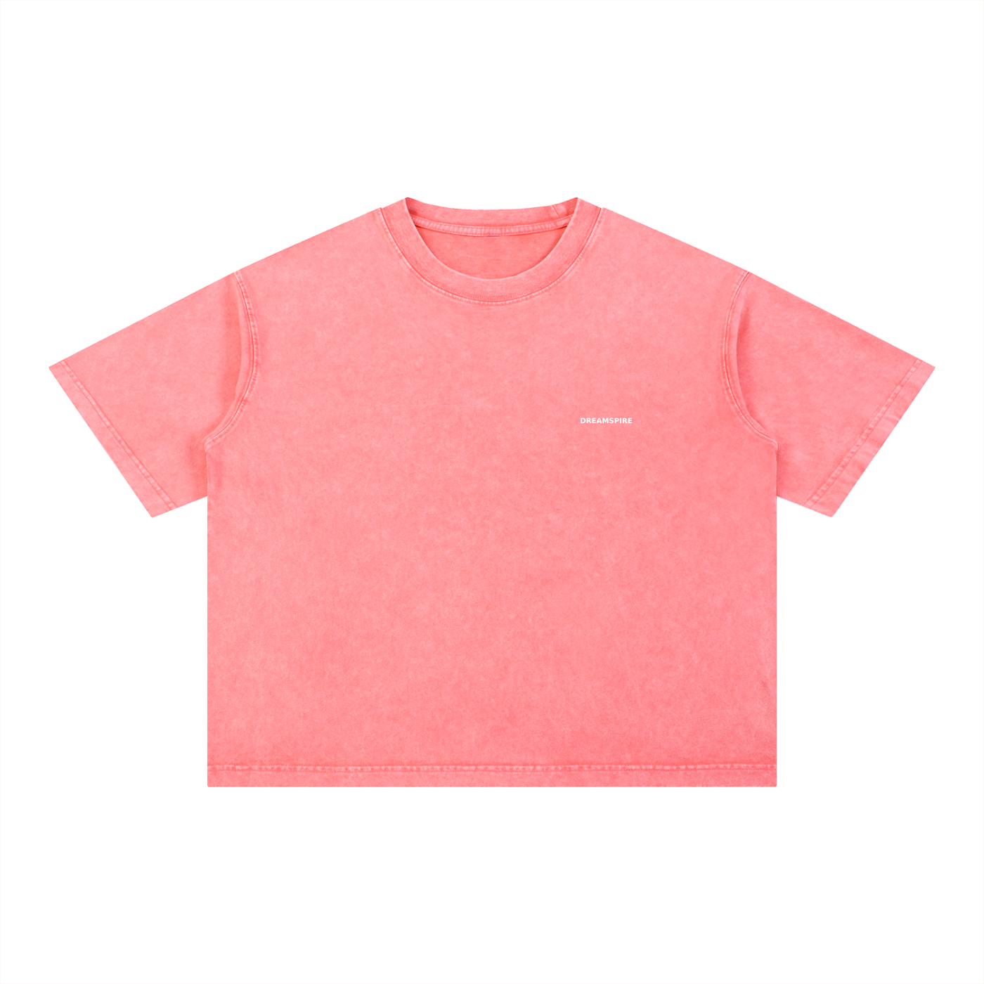 Dreamspire Classic logo Mineral Wash Boxy Cotton T-Shirt